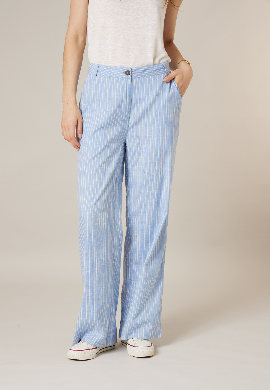 Pantalon AZALIA bleu pour femme taille 44-1