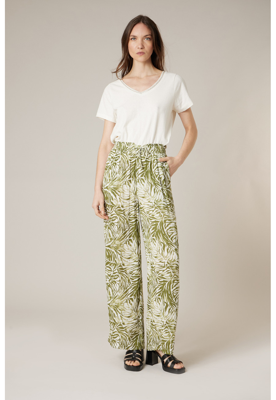 SAMI khaki trousers for women size 44-0