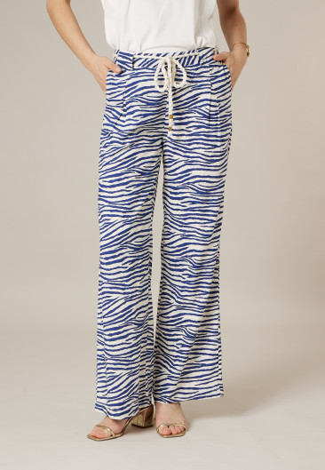 Pantalon DONAZIA bleu pour femme taille 44-0