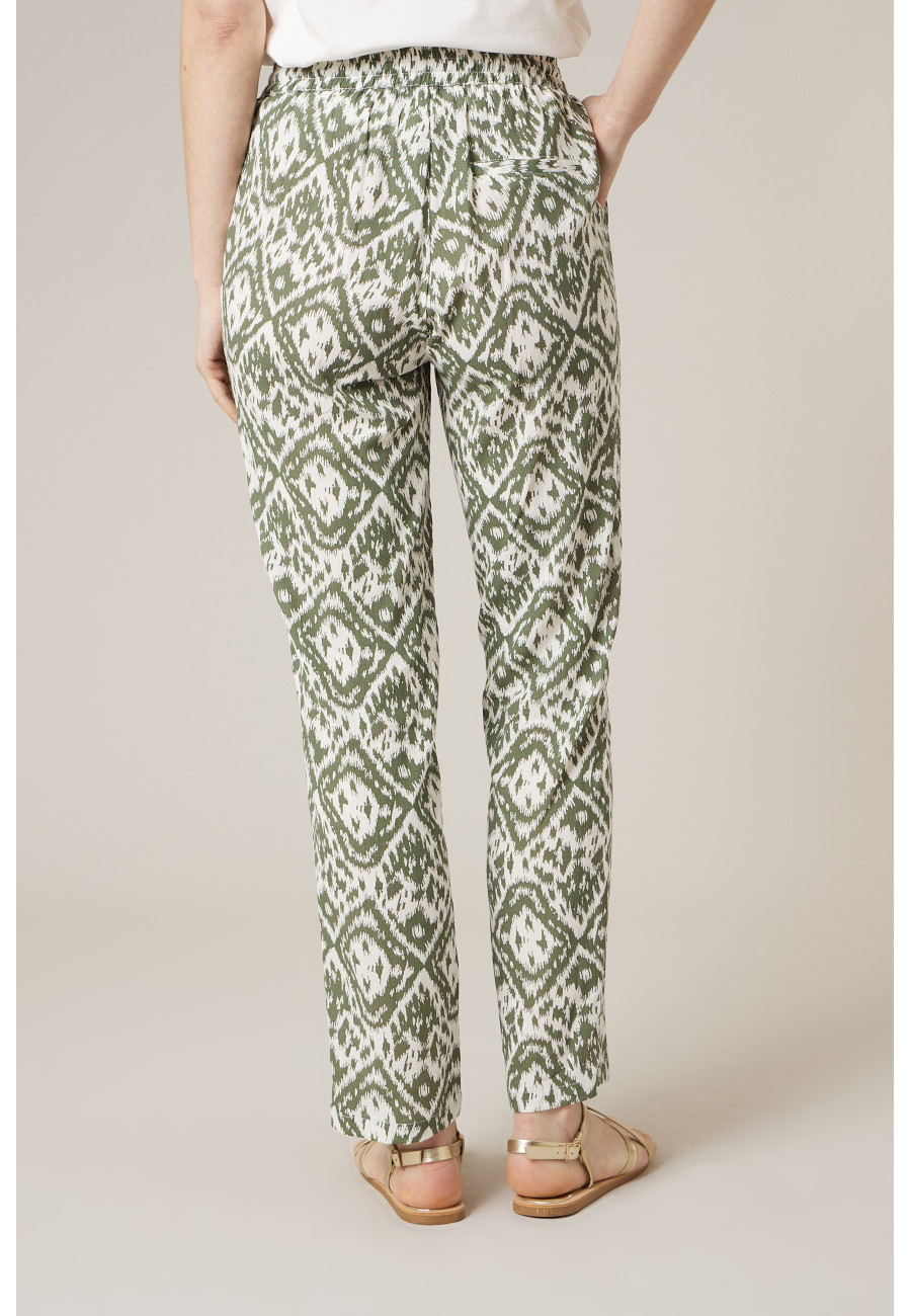 Pantalon MANOLA khaki pour femme taille 44-3