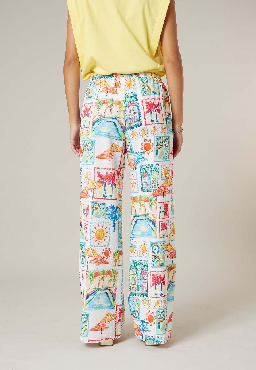 LORELA multicolor trousers for women size 44-3