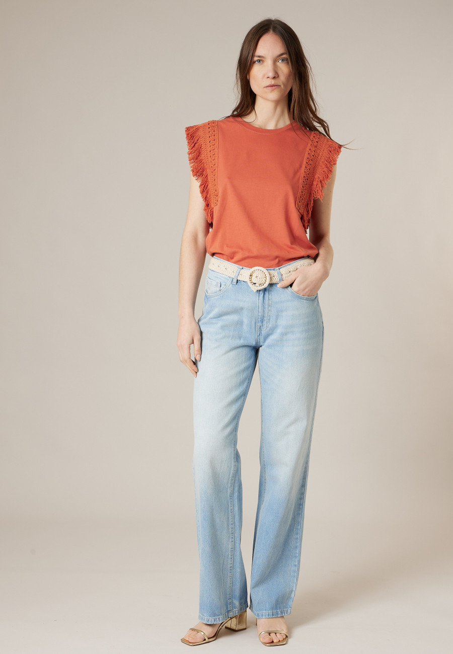 Ceinture JOSEPHINE blanc pour femme taille XS-1
