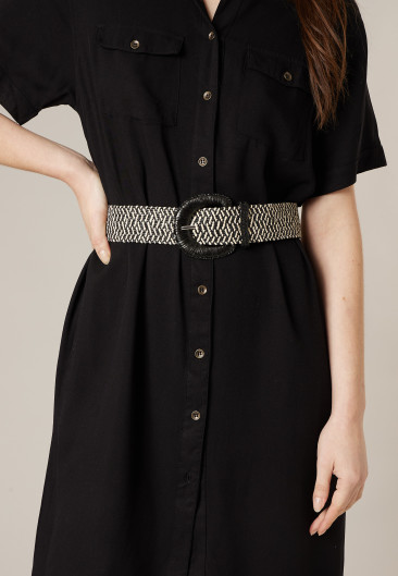 Women's black FAUSTINE belt size XS-0