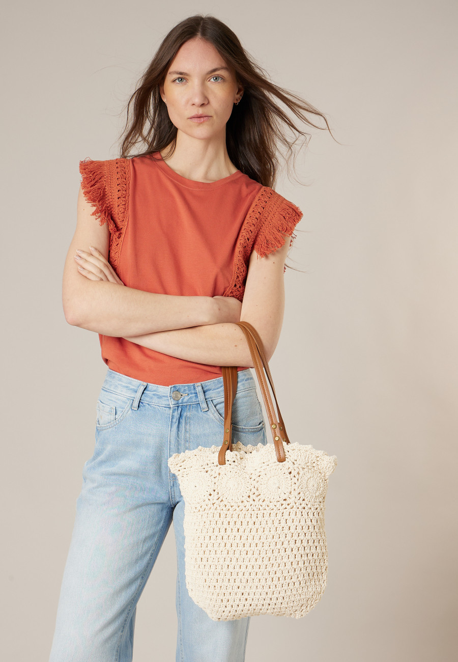 MAELI bag for women in white size TU-0