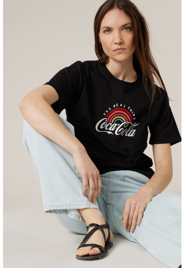 T-shirt RAINBOW noir pour femme taille XXL-0