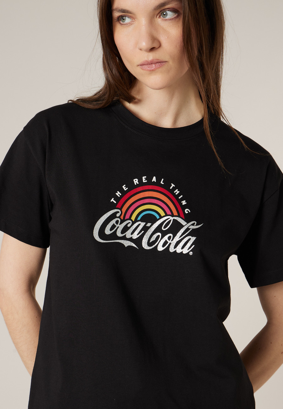 T-shirt RAINBOW noir pour femme taille XXL-2