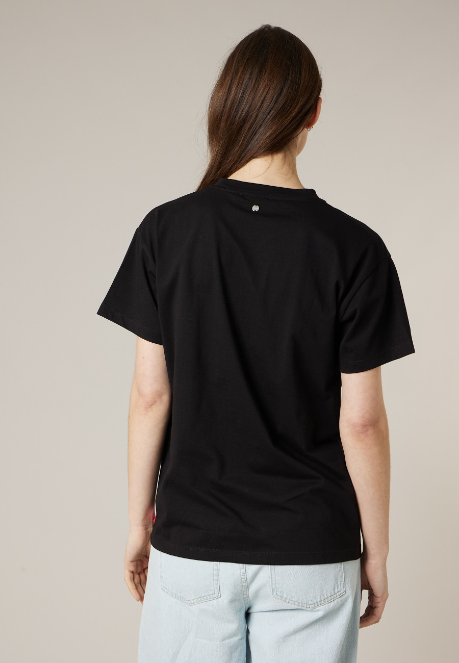 Women's black RAINBOW T-shirt size XXL-3