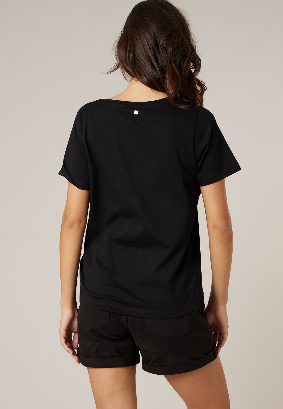 T-shirt EIGHTIES noir pour femme taille XXL-3