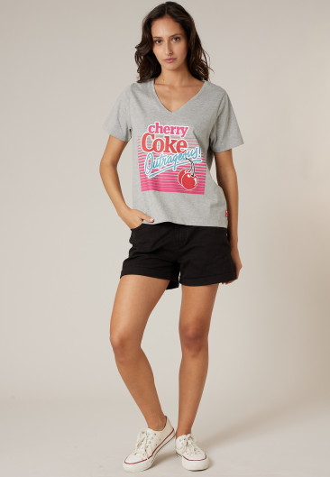 Women's black EIGHTIES T-shirt size XXL-0
