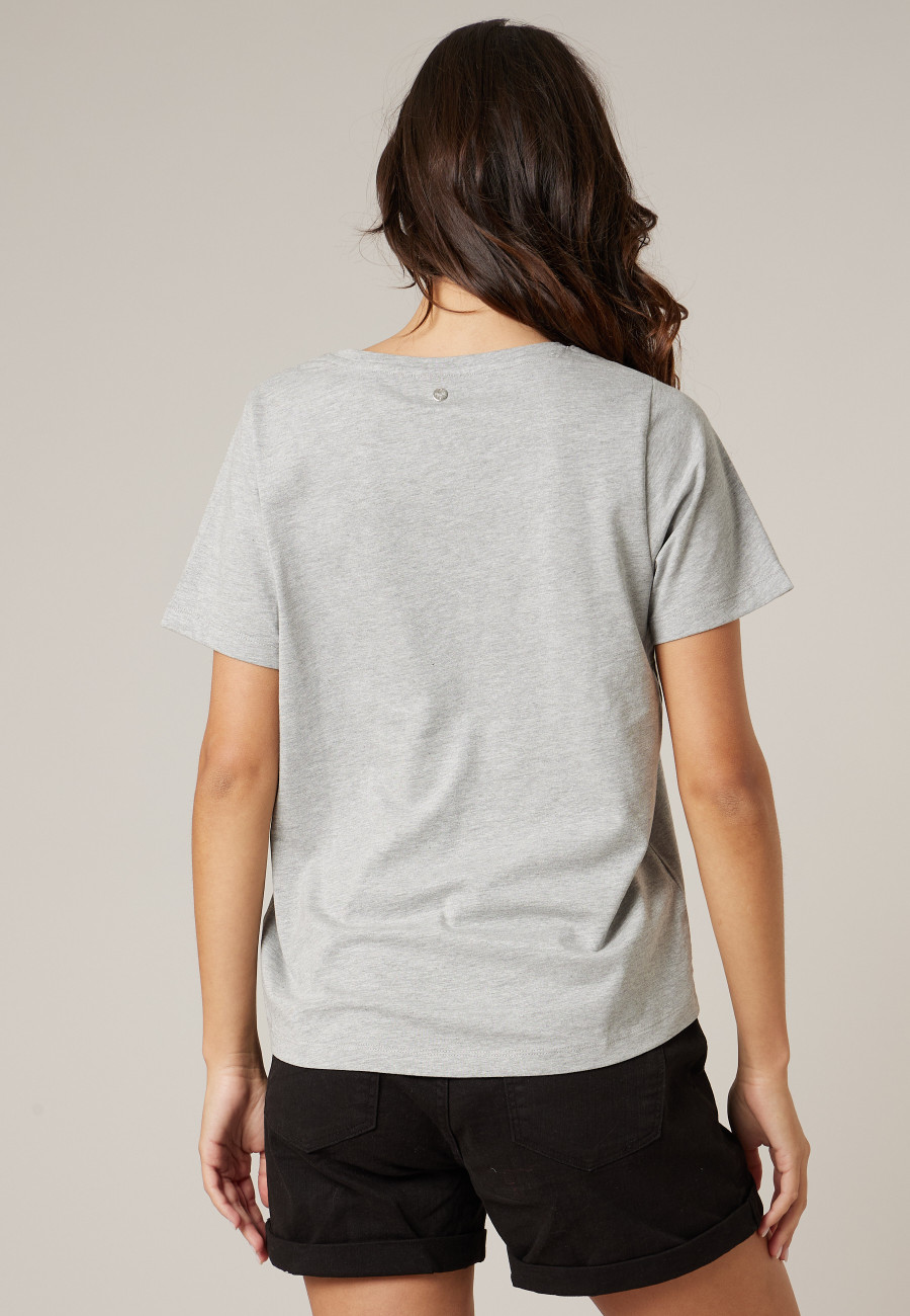 Women's EIGHTIES grey T-shirt size XXL-3