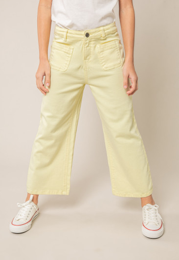 Beige LILOO jeans for girls size 8-4