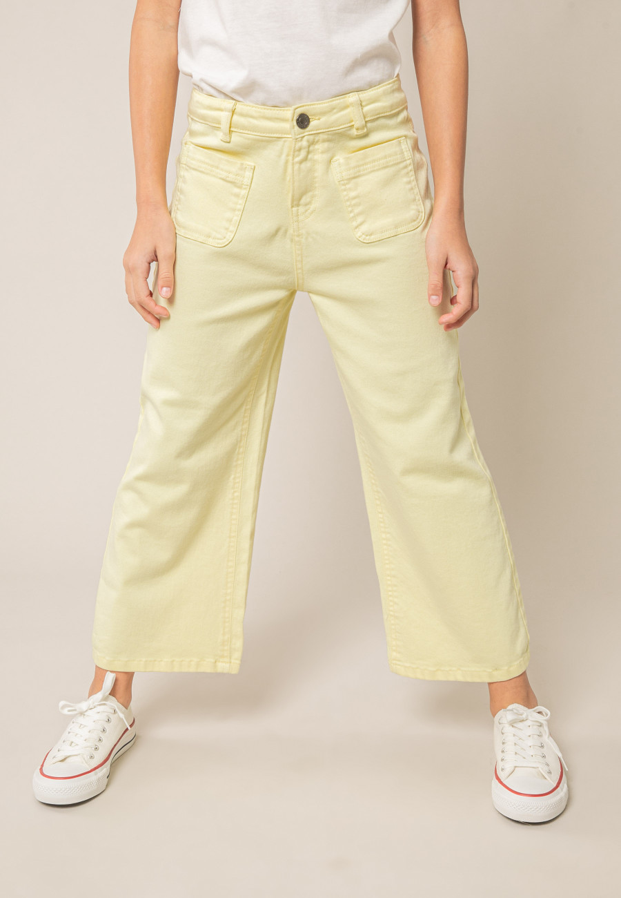 Jean LILOO jaune pour fille taille 8-1