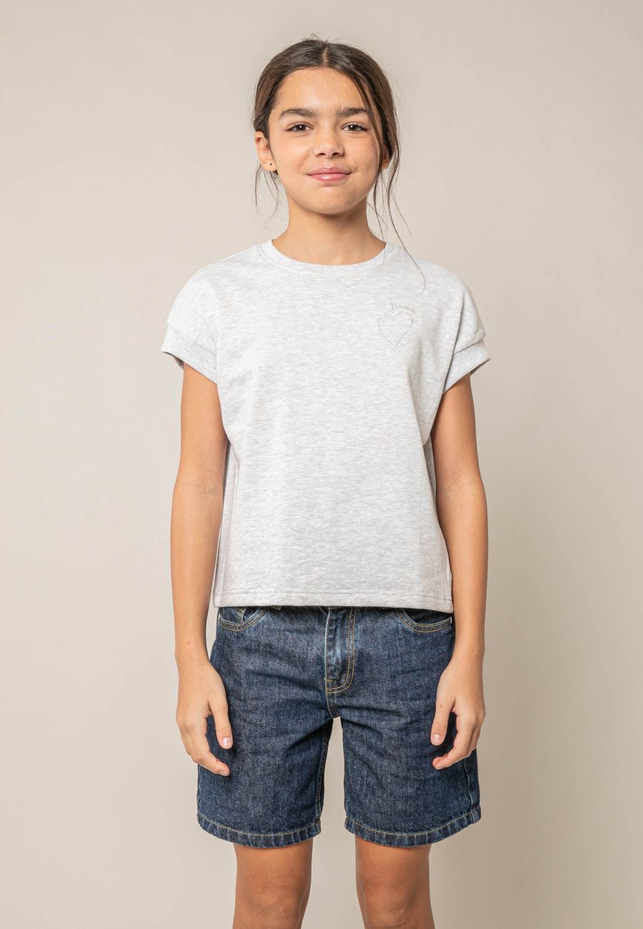 ILONA grey sweatshirt for girls size 8-2