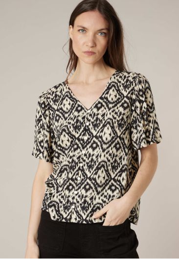 Blouse EHOMA noir pour femme taille XXL-3