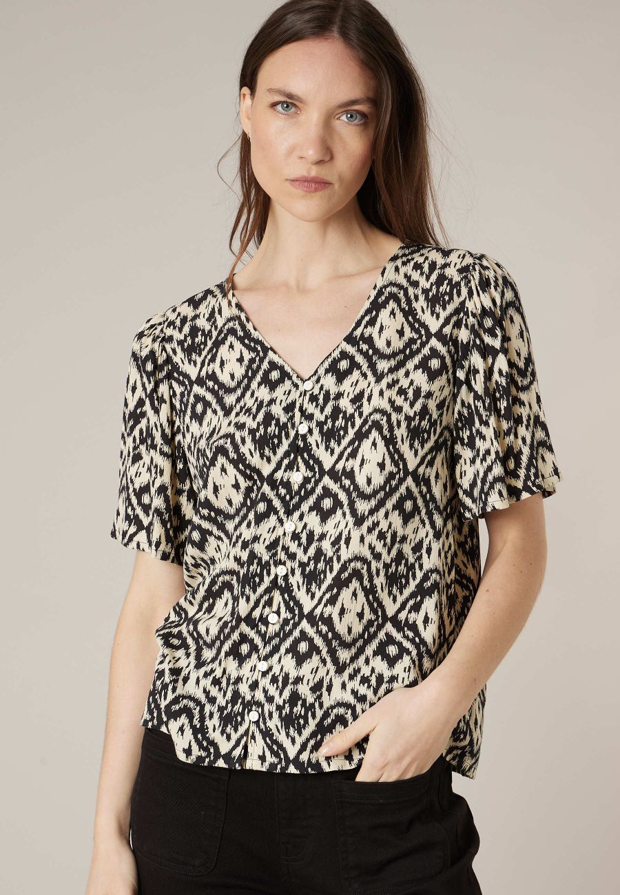 Women's black EHOMA blouse size XXL-0