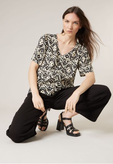 Blouse EHOMA noir pour femme taille XXL-3