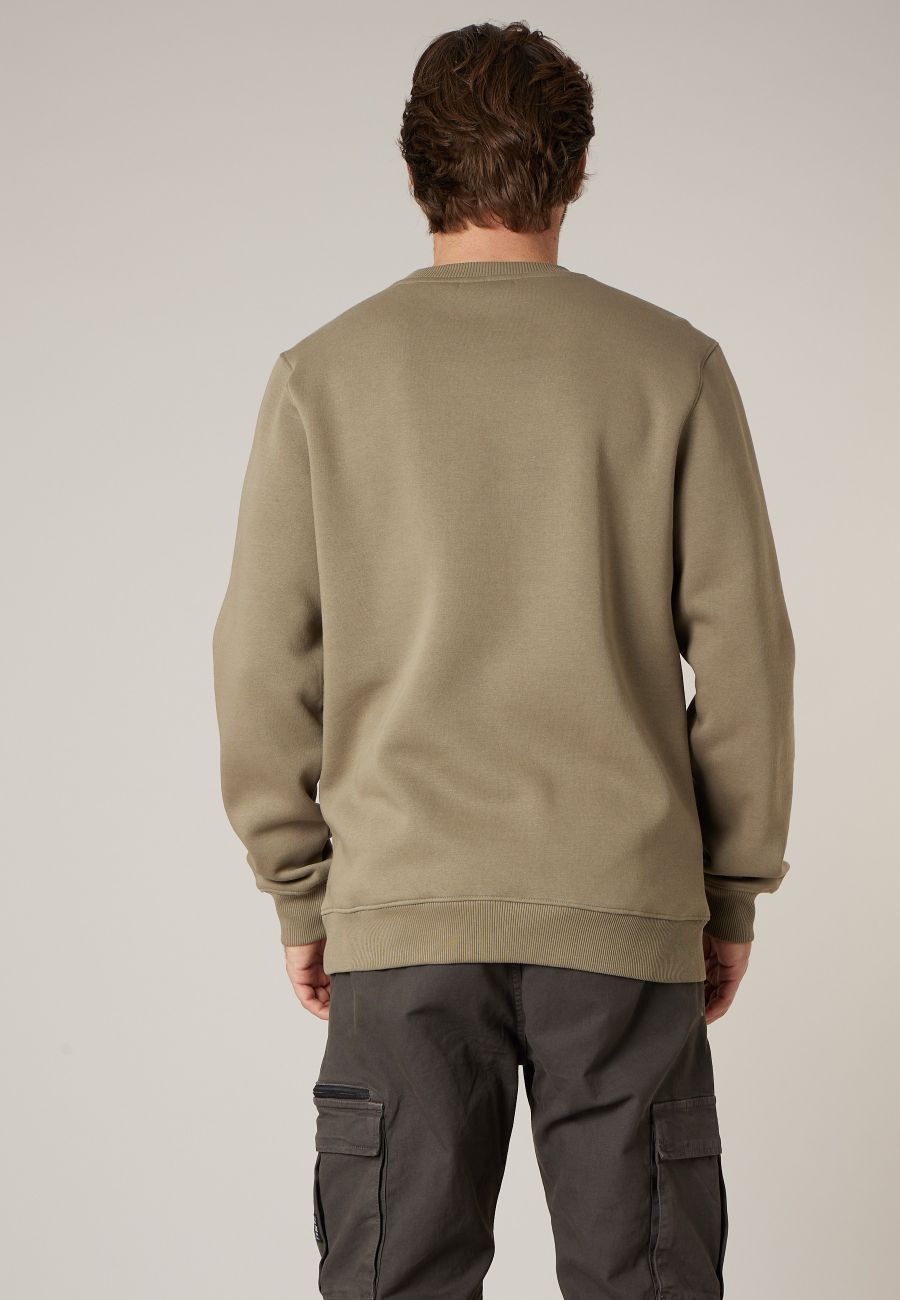 Sweat BENOR khaki pour homme taille XXXL-3
