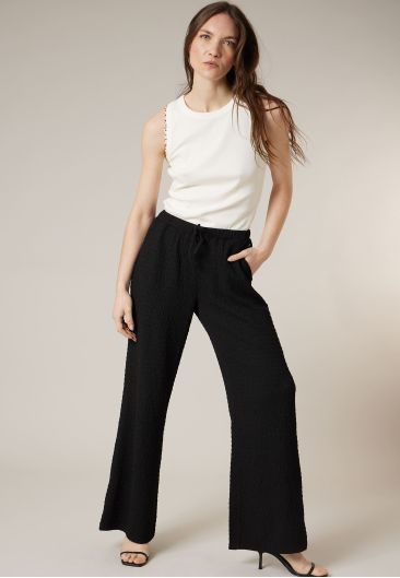 Women's DEMILI black trousers size 44-2