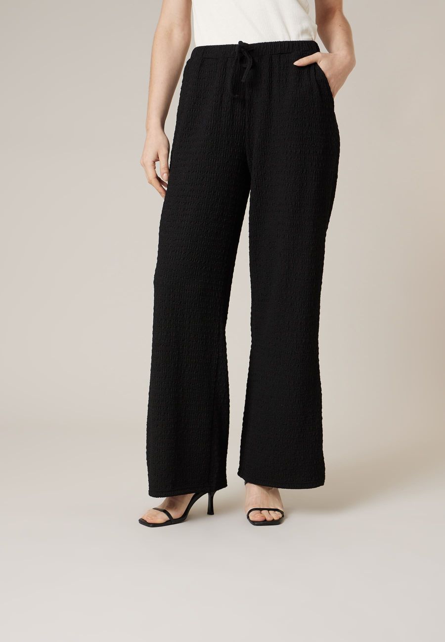Women's DEMILI black trousers size 44-3