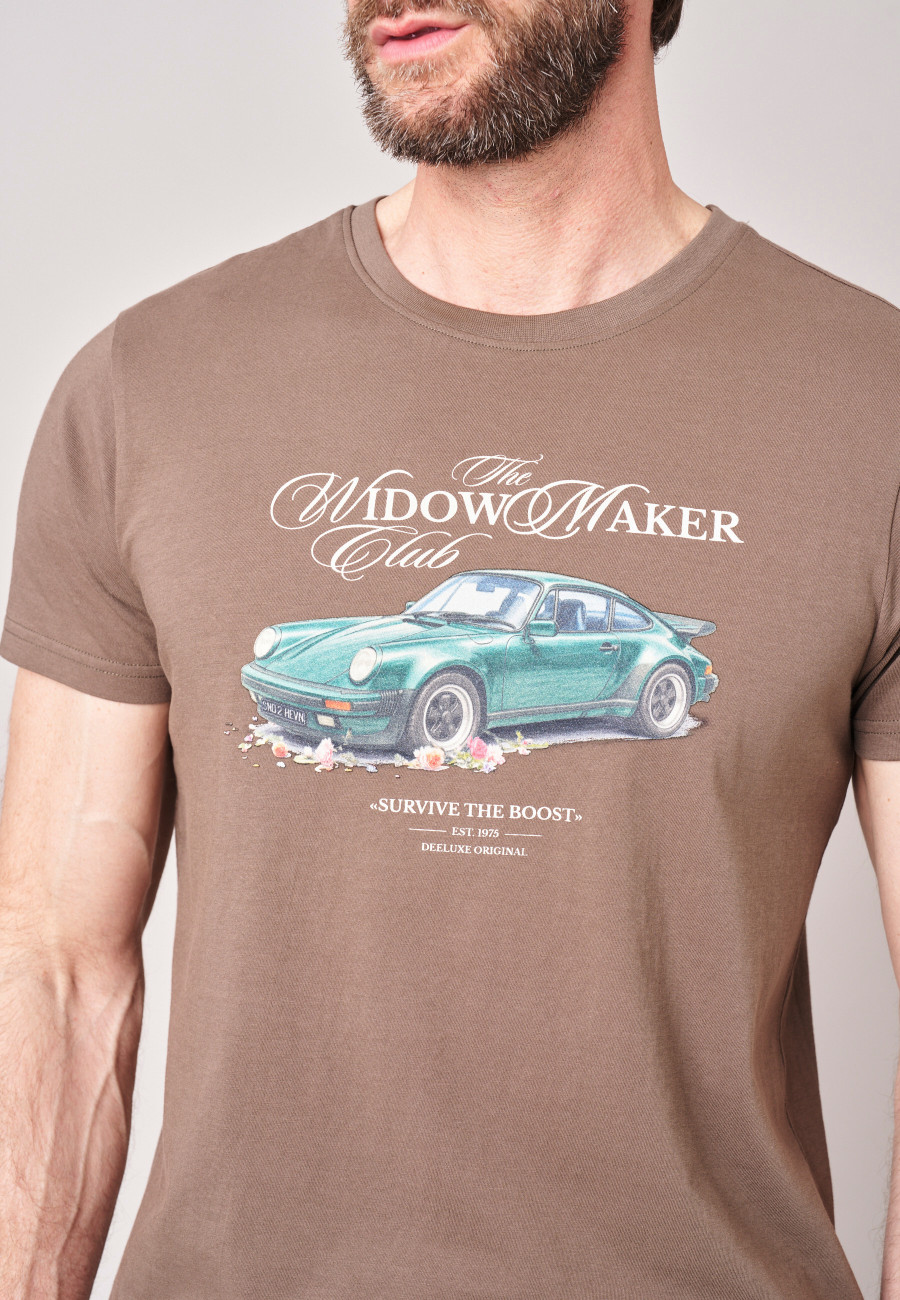 GREENCAR T-shirt Dark taupe men-3