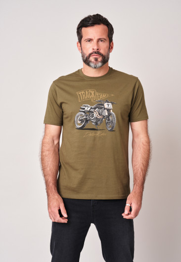 RACING T-shirt White men-1