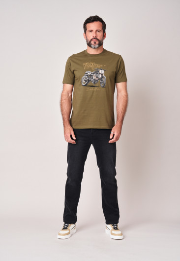 RACING T-shirt White men-1