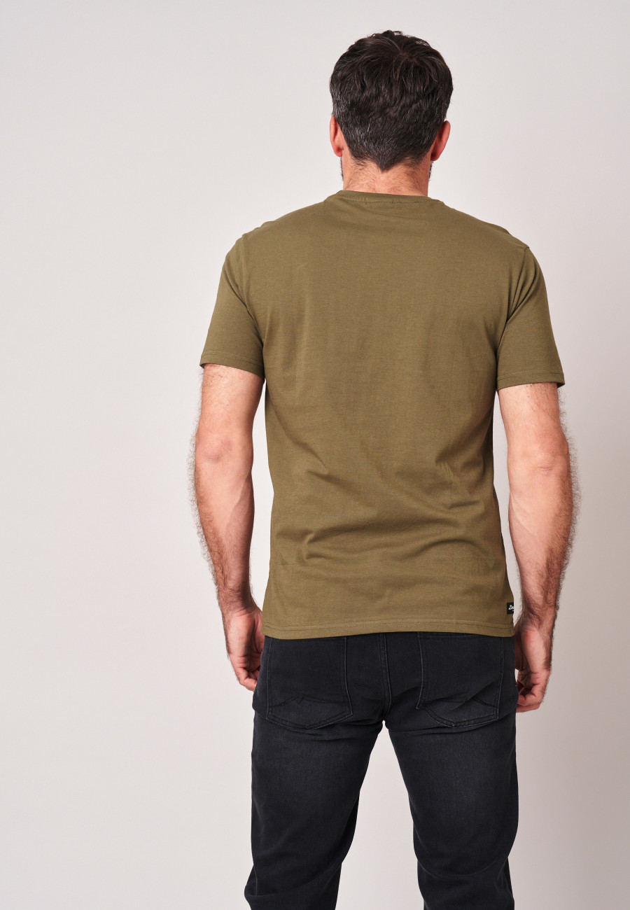 T-shirt RACING Dark Khaki homme-4
