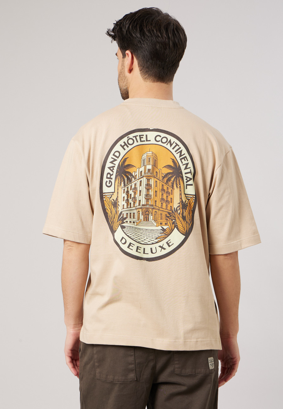 BIG T-shirt Light Beige men-4