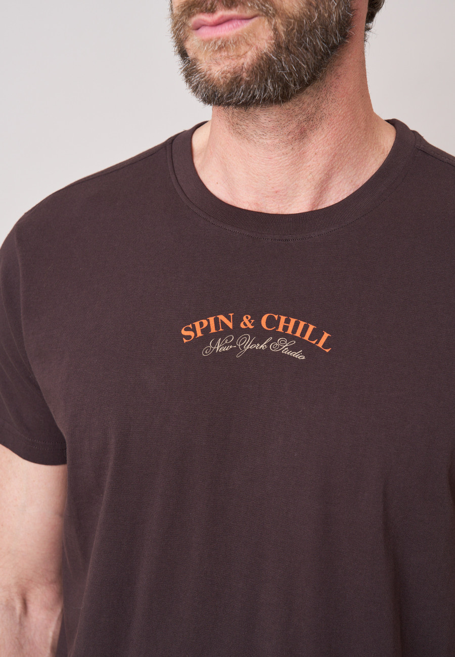 T-shirt SPIN Walnut homme-3