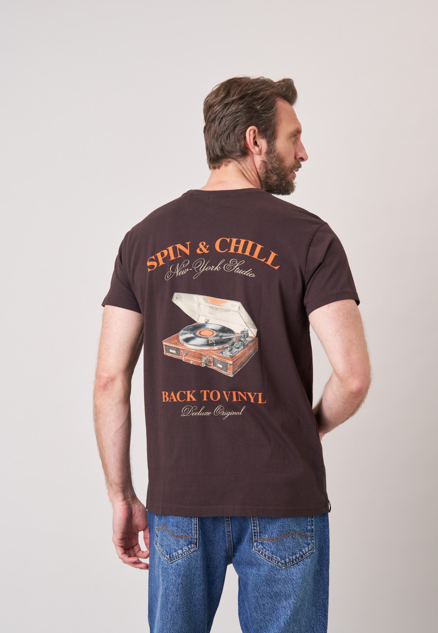 T-shirt SPIN Walnut homme-4