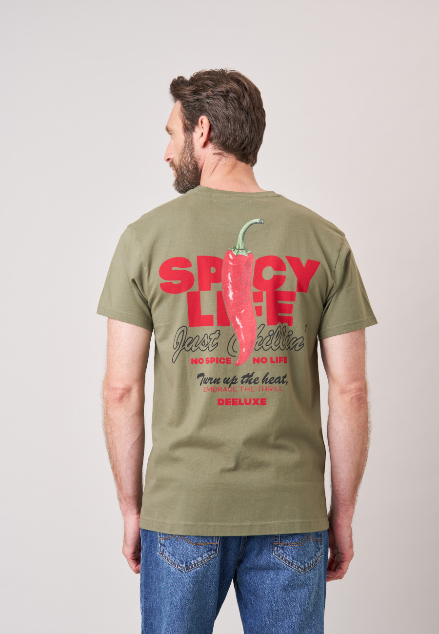 T-shirt SPICY Khaki homme-4