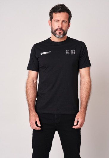 T-shirt FIRSTCLASS Black homme-1