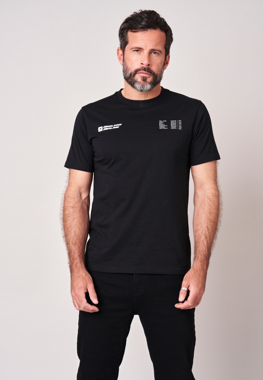 T-shirt FIRSTCLASS Black homme-1