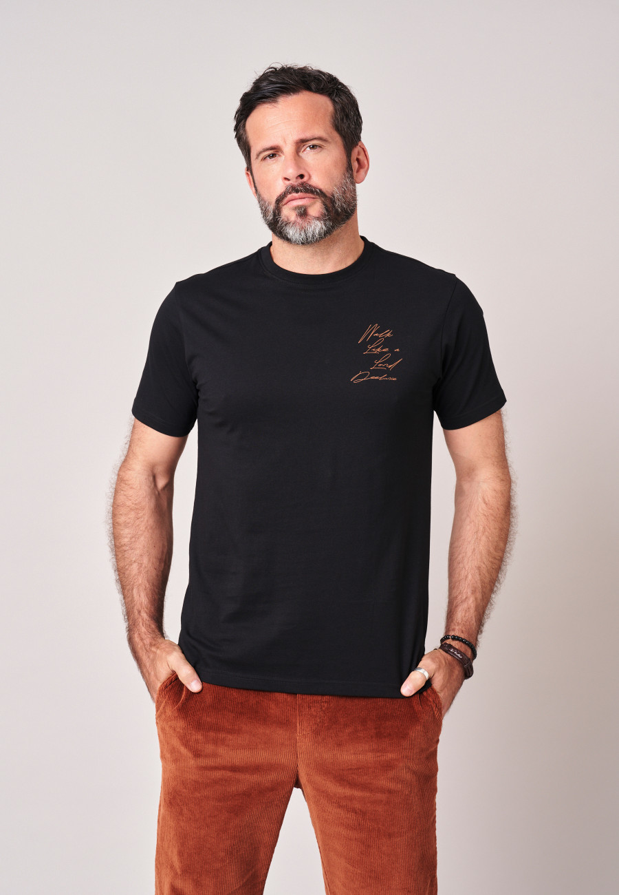 LONDOG T-shirt Black men-1