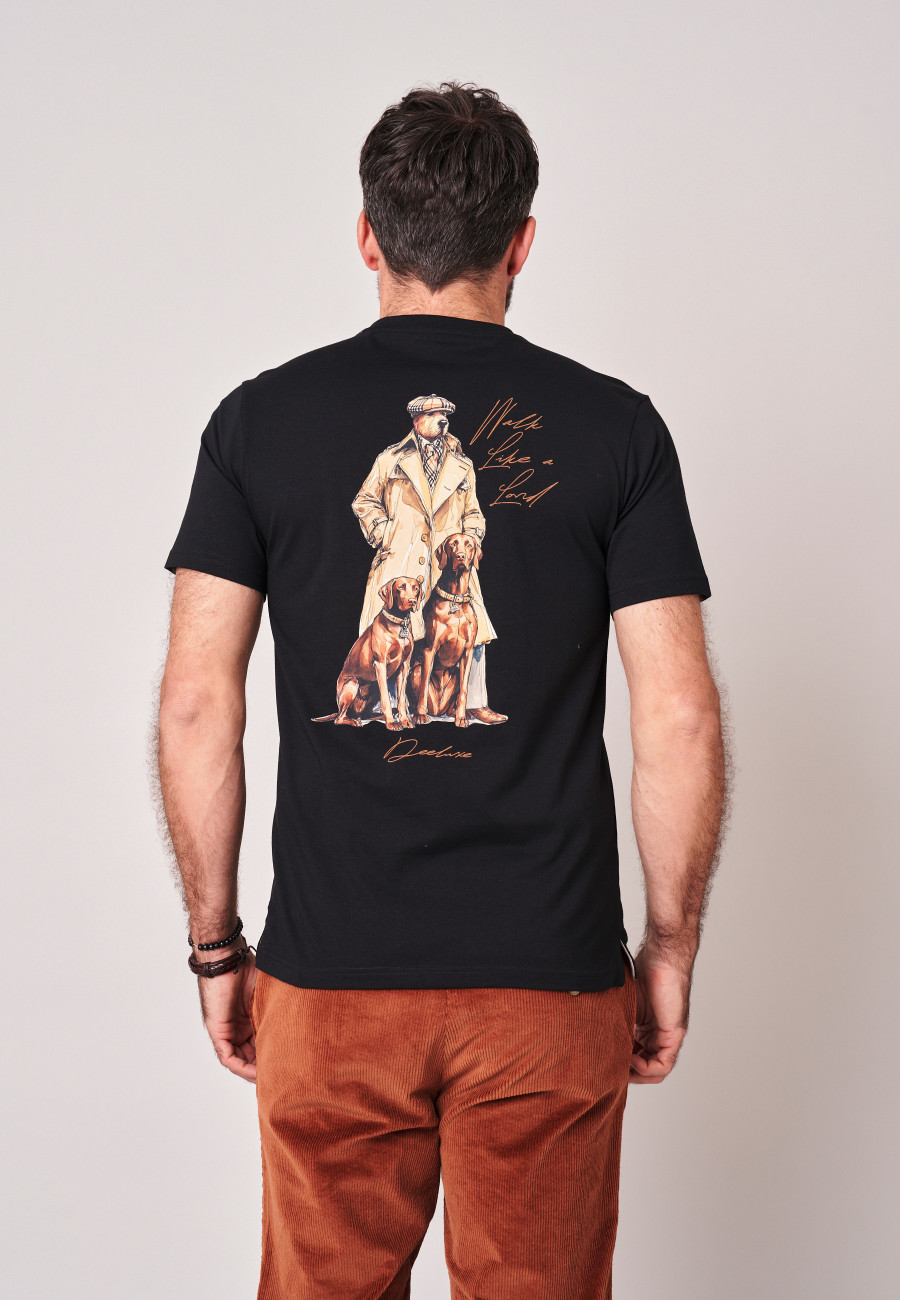 LONDOG T-shirt Black men-4