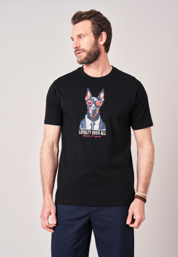 LOYALTY T-shirt Black men-1