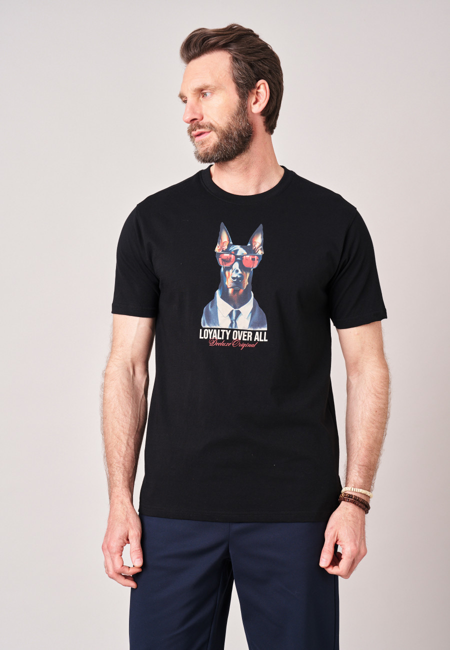 LOYALTY T-shirt Black men-1
