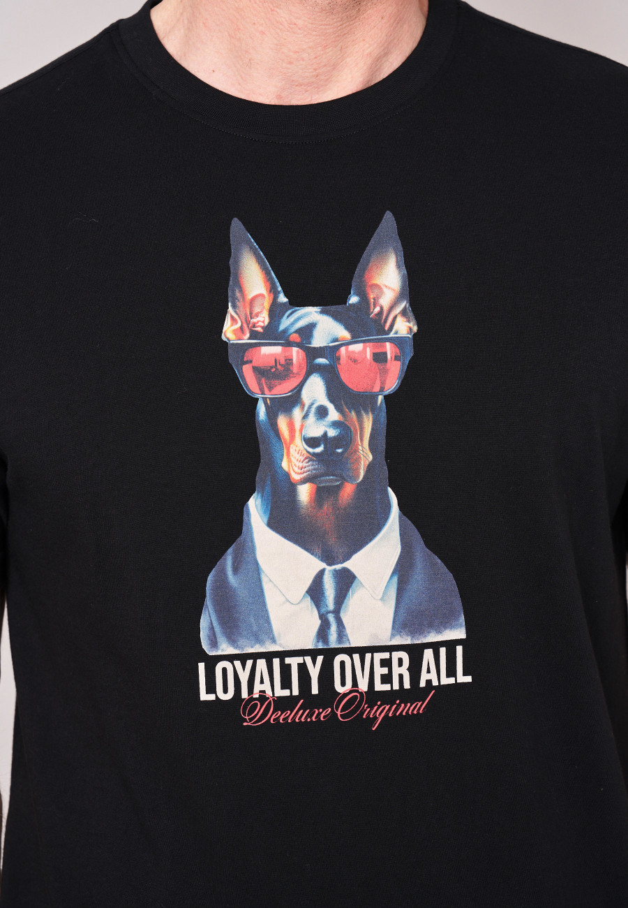 LOYALTY T-shirt Black men-3