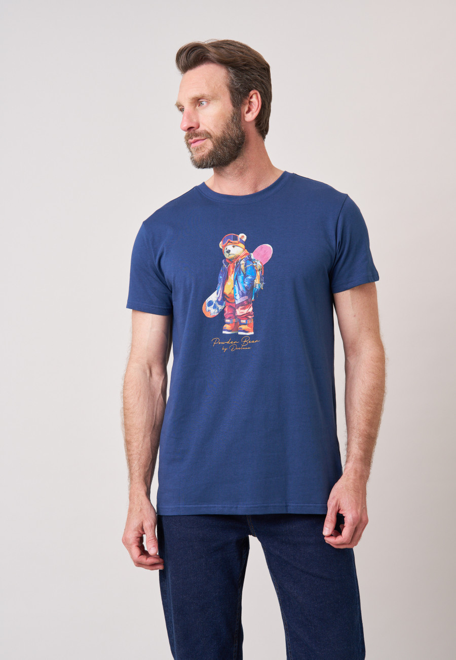 SNOWBEAR T-shirt Navy men-1