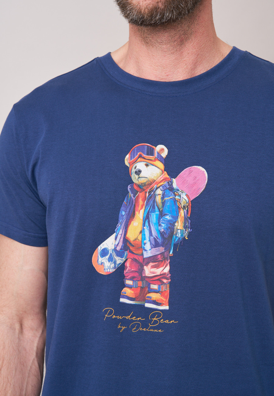 SNOWBEAR T-shirt Navy men-3