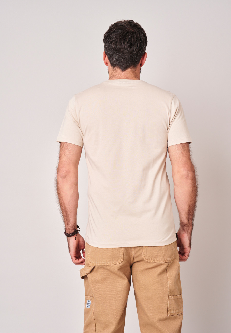 T-shirt YOREK Light Beige homme-4