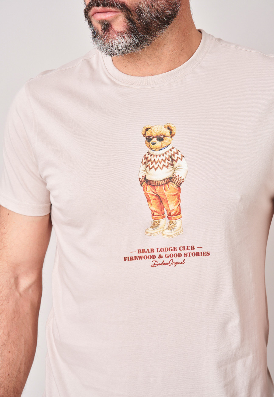 COSYBEAR T-shirt Chalk men-3