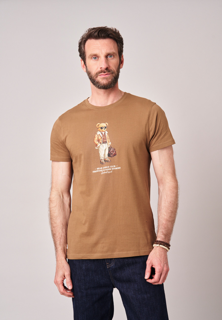 CHICBEAR T-shirt Mocha men-1
