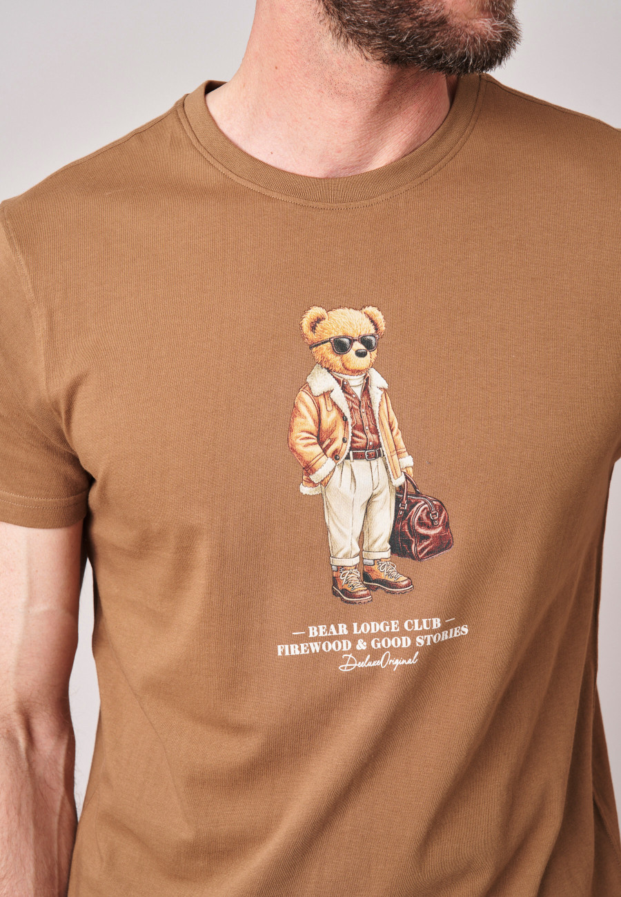 CHICBEAR T-shirt Mocha men-3