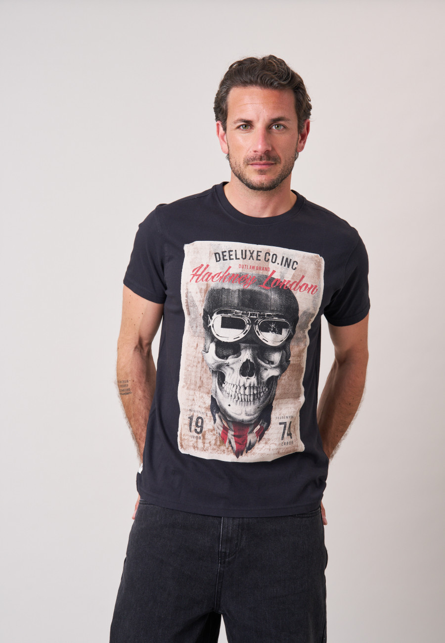 T-shirt CLEM Noir charbon homme-1