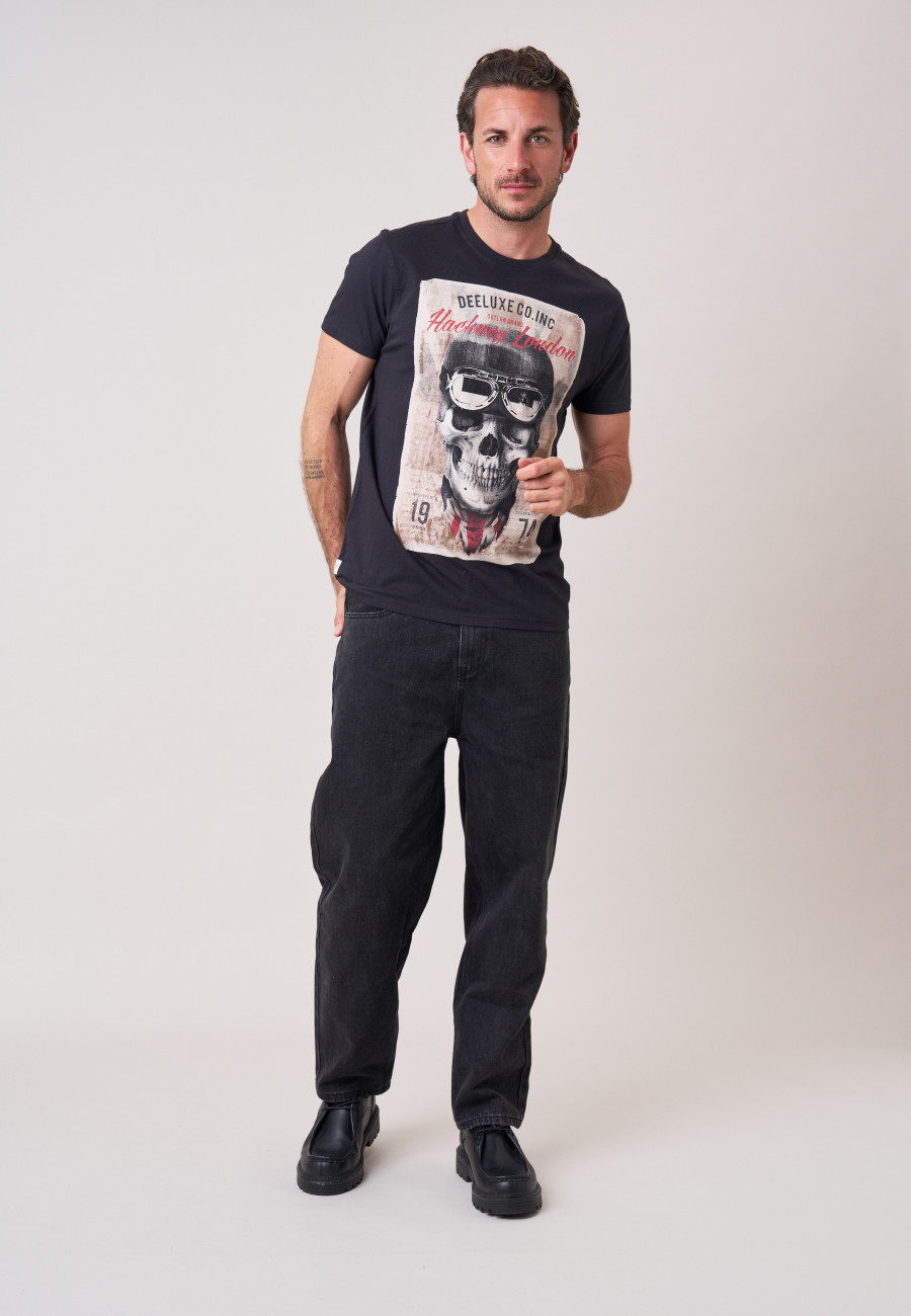 T-shirt CLEM Noir charbon homme-2