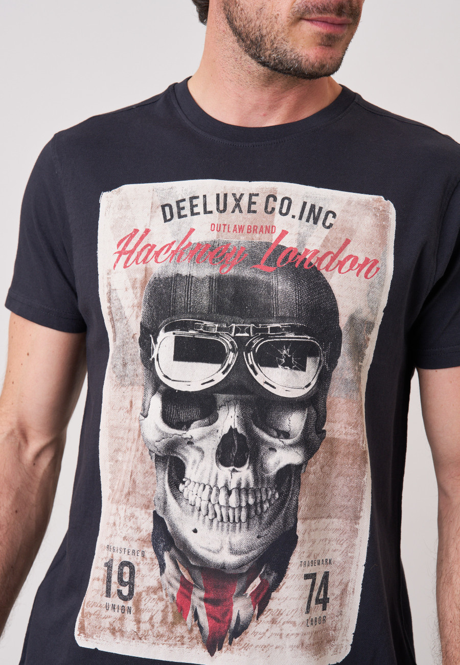 T-shirt CLEM Noir charbon homme-3