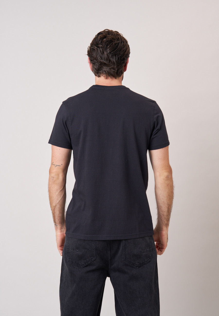 T-shirt CLEM Noir charbon homme-4