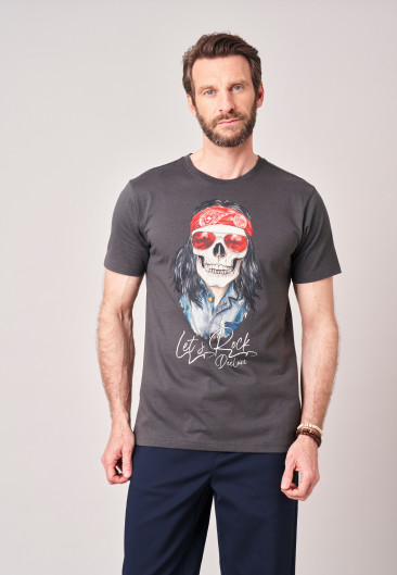 T-shirt ROCKER Natural homme-1