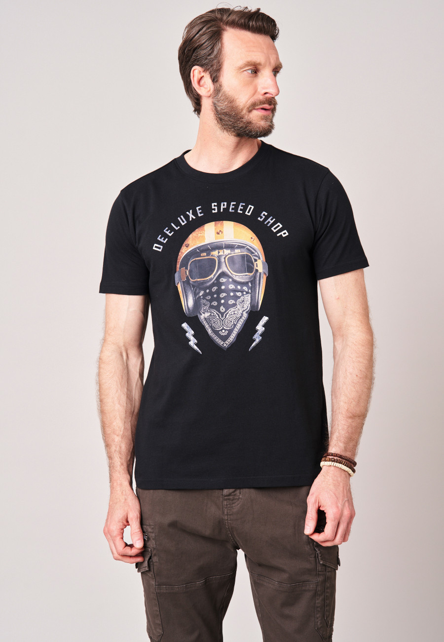 HELMUP T-shirt Black men-1